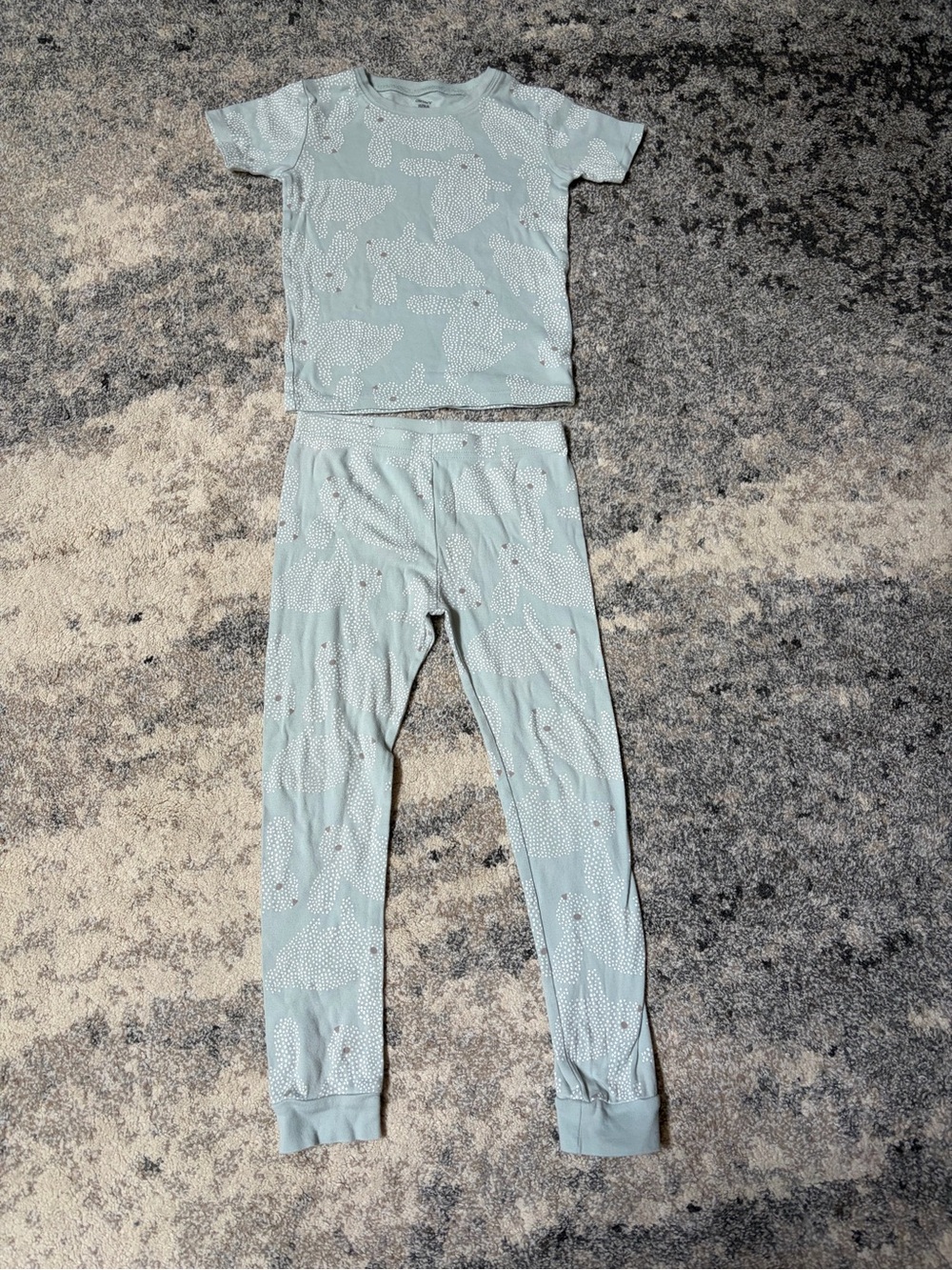 Kids bunny rabbit Print Pajama Set - carters